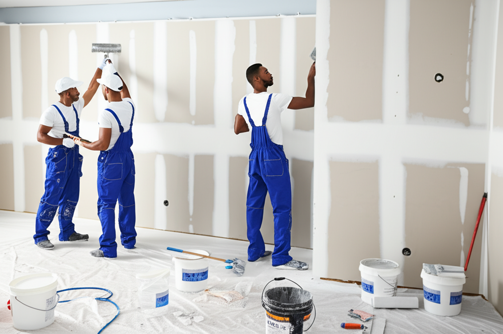 North Hills Drywall Services team